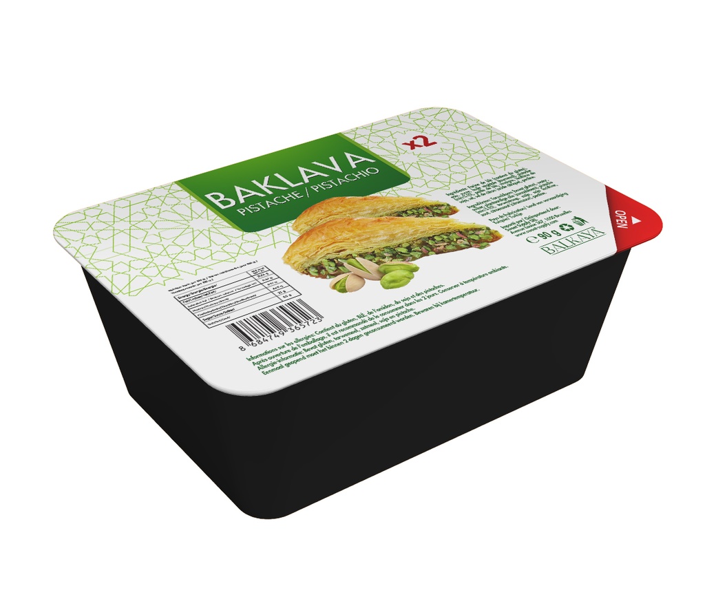 [BB10902] Balkaya Baklava Pistachio Triangle Snack 90 g