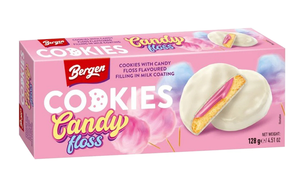 [SS002022] Bergen Candy Floss Cookies 128 g