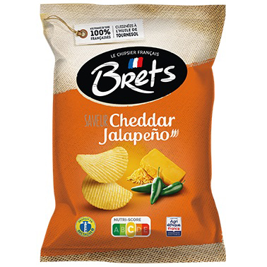 [SS001642] Bret's Cheddar Jalapeno 125 g