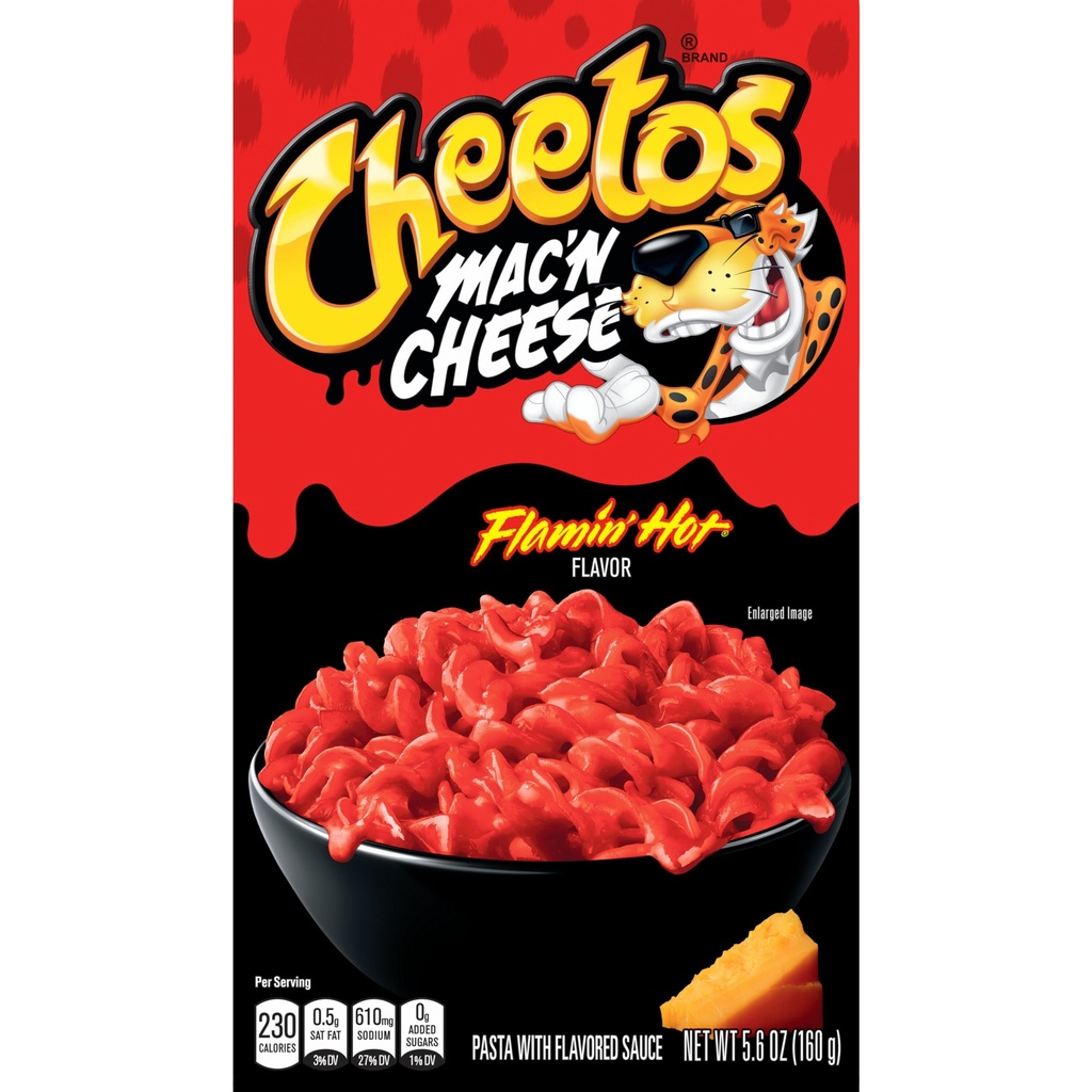 [SS001447] Cheetos Mac 'n Cheese Flamin Hot 160 g