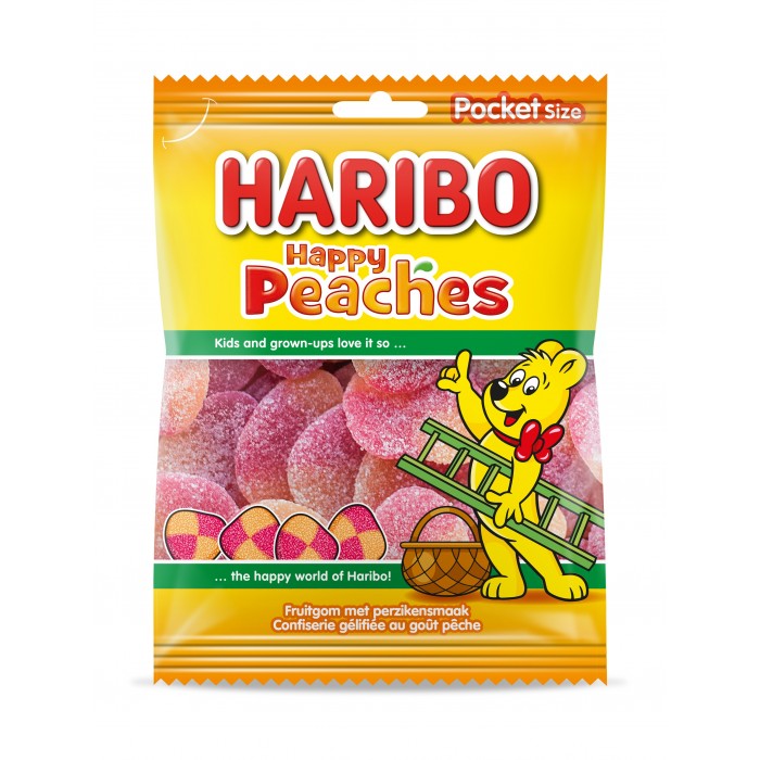 [SS001849] Haribo Happy Peaches 75 g