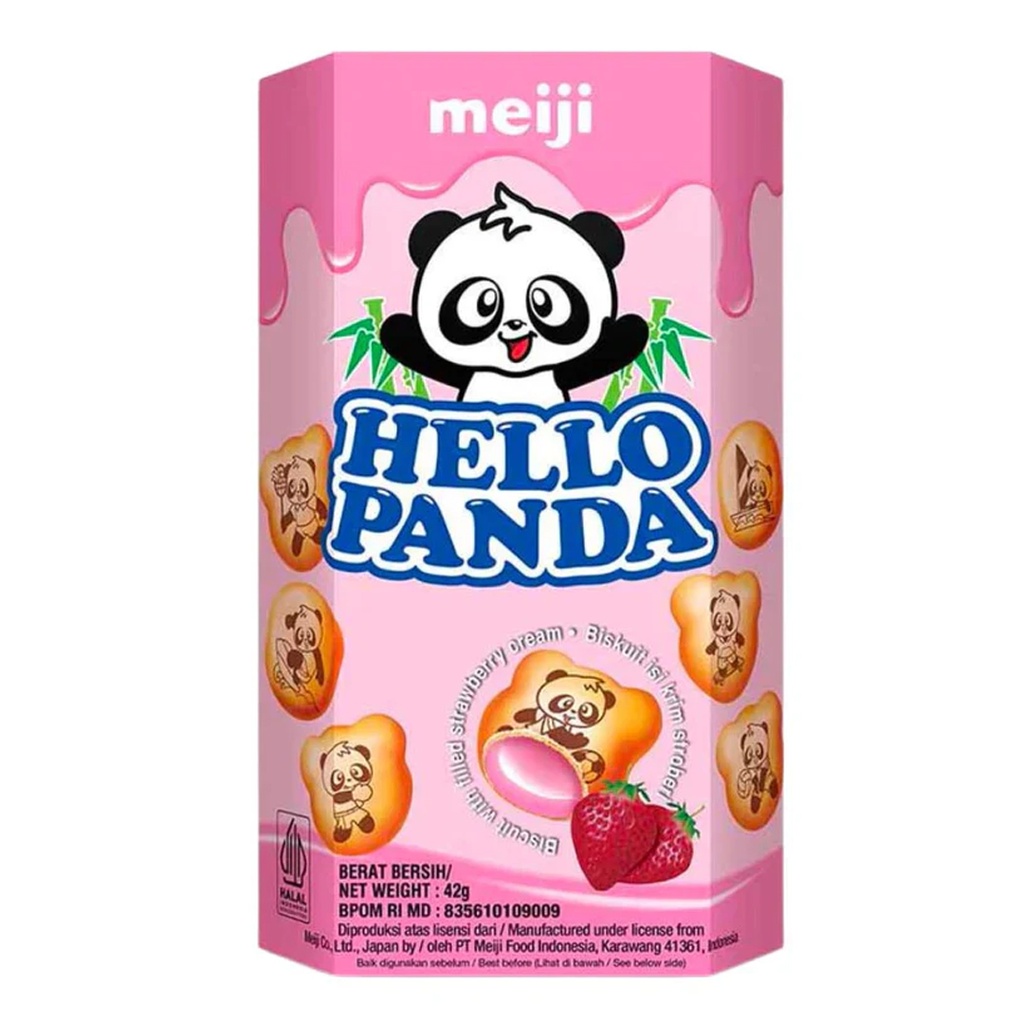 [SS000905] Meiji Hello Panda Strawberry 50 g