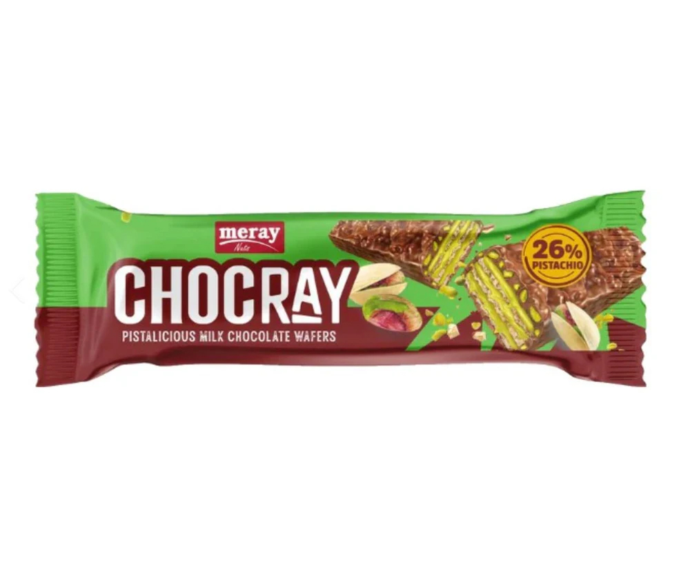 [SS002039] Meray Chocray Chocolat au lait et pistache 35 g