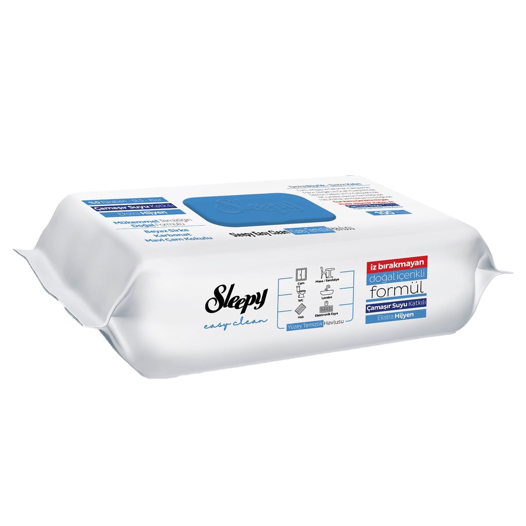 [SS001822] Sleepy Easy Clean Surface Cleaning Towel Bleach 100 Pack