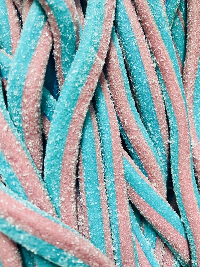 Vidal XXL Cable Fizzy Red & Blue Raspberry 72 cm x 80 pcs