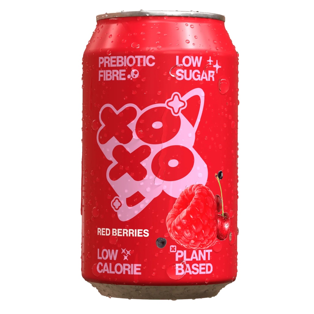 [SS002015] Xoxo Soda Red Berries 330 ml