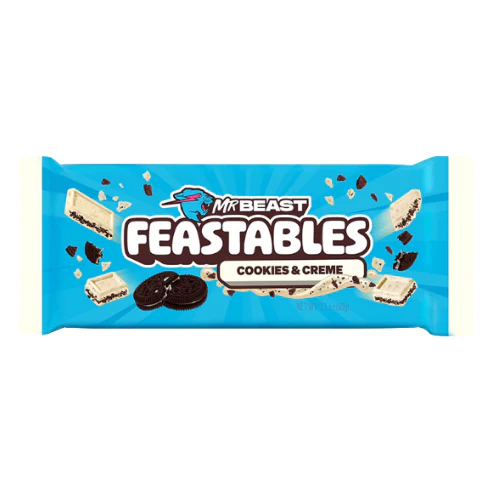 [SS002137] Mr Beast Feastables Cookies & Cream 60g
